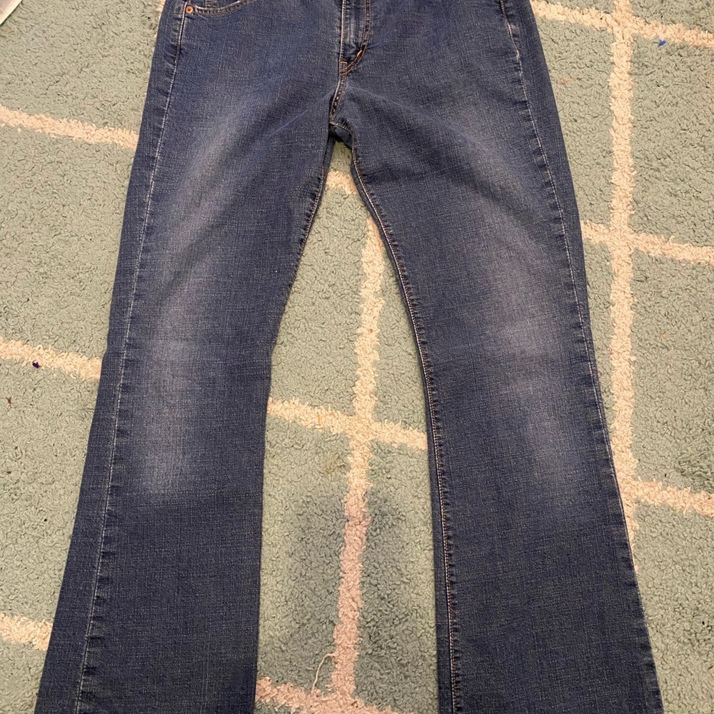 Levi's 515 Boot Cut Low Rise Jeans Women's size 12- Denim Blue